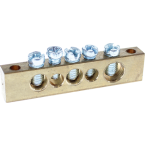  Barrette laiton 5 trous 