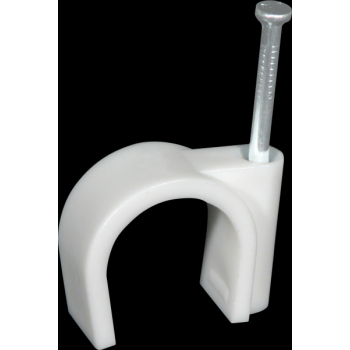  Attache 6mm blanche 