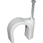  Attache 8mm blanche 