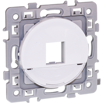  SQUARE plastrRJ45 KEYSTONE BLC 