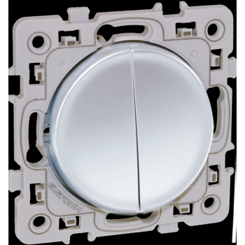  SQUARE dble POUS SILVER 