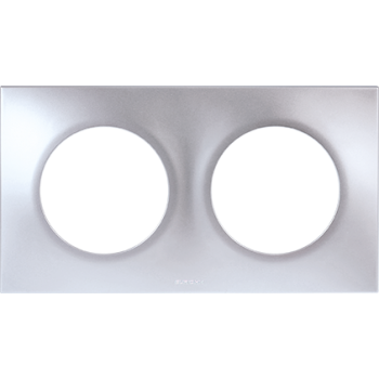  SQUARE PLAQ SILVER 2P ent71mm 