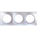  SQUARE PLAQ SILVER 3P ent71mm 