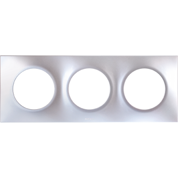  SQUARE PLAQ SILVER 3P ent71mm 