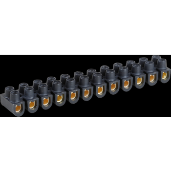  Barrettes laiton noire 6 mm 