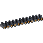  Barrette laiton noire10 mm 