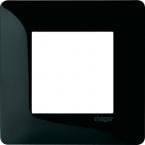  Essensya Plaque 1 poste Noire 