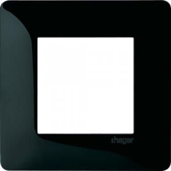  Essensya Plaque 1 poste Noire 
