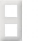  Ess. Plaque 2 postes 71 Blanc 