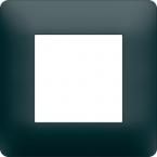  Plaque 1 poste Anthracite 