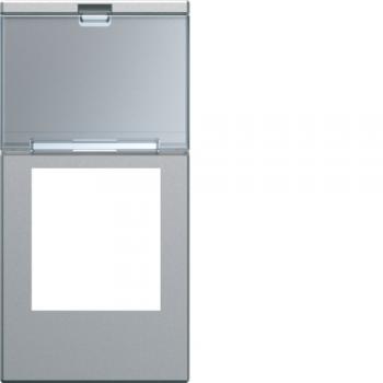  Enjo RJ45 porte-etiqu 1M titan 