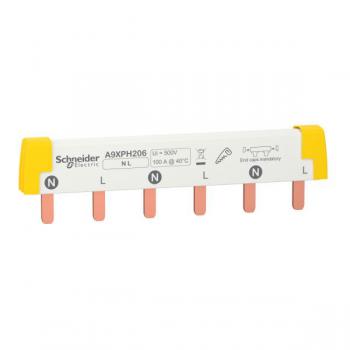  Peigne raccord 2P 100A 6mod 