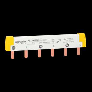  Peigne raccord 2P 100A 6mod 