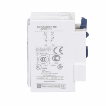  Contacts frontaux  vis 1O+1F 